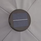 SENČNIK NATERIAL SRED. SONO II LED 290X290 RJAV, ALU, 250G