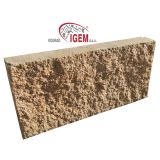 BETONSKA PLOŠČA KOGRAD CEPLJENA MALA RUMENA 40X19.5X5.5