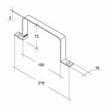 CEV ZA NAPO SICCABO SPONKA PLOŠČATEGA KANALA