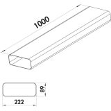 CEV ZA NAPO NABER COMPAIR FLOW CEV PLOŠČATA 1000 MM