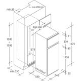 HLADILNIK IN ZAMRZOVALNIK CANDY CFBD 2650 E/1