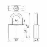 CILINDRIČNA OBEŠANKA TITAN 842/25