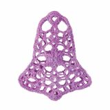 OKRASEK ZA JELKO GLOSSTYLE ČIPKA ANGEL, ZVONČEK ALI ZVEZDA SORTIRANO 10 CM