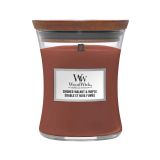 SVEČA V KOZARCU WOODWICK CLASSIC WW MEDIUM SMOKED WALNUT & MAPLE