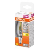 LED ŽARNICA E14 OSRAM CLB40 4W/827, BISTRA STAR, FILAMENT