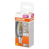 LED ŽARNICA E14 OSRAM CLB40 4W/865, BISTRA STAR, FILAMENT