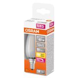 LED ŽARNICA E14 OSRAM CLB60 4.8W/827, MAT SST, DIM, RETROFIT