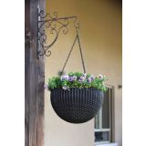 PE ZUNANJI LONEC KETER COZY M OBEŠANKA ANTRACIT 36 X 36 X 22.5 CM