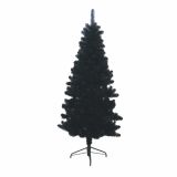 NOVOLETNA JELKA SLIM LINE 185 CM ČRNA