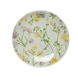 DESERTNI KROŽNIK DECORIS CVETLICE PORCELAN 22CM