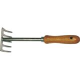 CVETLIČNO ORODJE GRABLJICE 28 CM LESEN ROČAJ