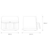 CVRTNIK NA VROČI ZRAK AIWA FUTAGO - AFR-9000, 9 L (2X4.5L)