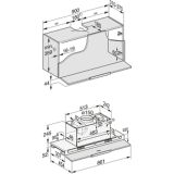 IZVLEČNA KUHINJSKA NAPA MIELE DAS 8930