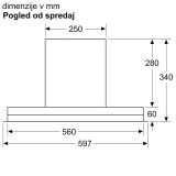 VGRADNA KUHINJSKA NAPA BOSCH DBB67AM60