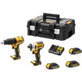 AKUMULATORSKI SET DEWALT DCK2060S3T