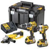AKUMULATORSKI SET DEWALT DCK383P2T