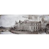 STENSKA PLOŠČICA CERAMICA KONSKIE POSTCARD GREY 2 INSERTO 20X50 DEKOR, TREVISO