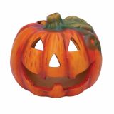 DEKOR.ZA NOČ ČAROVNIC GLOSSTYLE BUČA 10X10X8.5 CM ČAJNO SVEČKO SORTIRANO