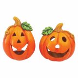 DEKOR.ZA NOČ ČAROVNIC GLOSSTYLE BUČA 12X10X15 CM ČAJNO SVEČKO SORTIRANO