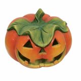 DEKOR.ZA NOČ ČAROVNIC GLOSSTYLE BUČA 20X19.6X18.5 CM SOR. KERAMIČNA ZA ČAJNO SVEČKO