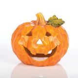 DEKOR.ZA NOČ ČAROVNIC GLOSSTYLE BUČA KERAMIČNA 18 CM PREMERA