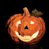 DEKOR.ZA NOČ ČAROVNIC GLOSSTYLE BUČA KERAMIČNA 18 CM PREMERA