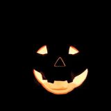 DEKOR.ZA NOČ ČAROVNIC GLOSSTYLE BUČA KERAMIČNA 18 CM PREMERA