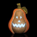 VSE ZA NOČ ČAROVNIC GLOSSTYLE BUČA KERAMIČNA 21 CM VIŠI NE Z LED LUČKO