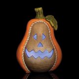 VSE ZA NOČ ČAROVNIC GLOSSTYLE BUČA KERAMIČNA 21 CM VIŠI NE Z LED LUČKO