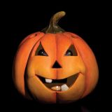 DEKOR.ZA NOČ ČAROVNIC GLOSSTYLE BUČA KERAMIČNA MGO 29 CM PREMERA