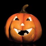 DEKOR.ZA NOČ ČAROVNIC GLOSSTYLE BUČA KERAMIČNA MGO 29 CM PREMERA