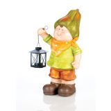 JESENSKA FIGURA GLOSSTYLE DEKLICA/DEČEK 39 CM S SVETILKO SORTIRANO