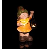 JESENSKA FIGURA GLOSSTYLE DEKLICA/DEČEK 39 CM S SVETILKO SORTIRANO