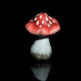 DEKOR.ZA NOČ ČAROVNIC GLOSSTYLE GOBA KERAMIČNA 15 CM