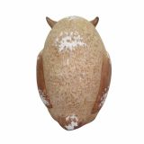 DEKOR.ZA NOČ ČAROVNIC GLOSSTYLE SOVA 21X19X29 CM MGO