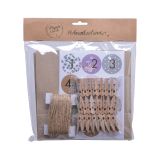 DEKORACIJA ADVENTNI KOLEDAR ROŽICE SET