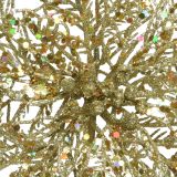 DEKORACIJA DECORIS BOŽIČNA ZVEZDA NA SPONKI 23.5 CM ZLATA