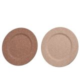 DEKORACIJA DECORIS DEKO KROŽNIK ROZA FI 33 CM SORT