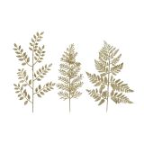 DEKORACIJA DECORIS RAZLIČNI LISTI, ZLATI 24/1, SORTIRANO