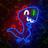 DEKORAT. STENSKA SVETILKA FOREVER NEON LED BABY DINO