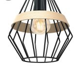 DEKORAT. STENSKA SVETILKA MILAGRO CLIFF BLACK 1XE27 MLP5523