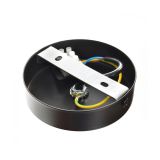 DEKORAT. STENSKA SVETILKA MILAGRO MONZA ČRNA/ZLATA 1XG9 MLP6332