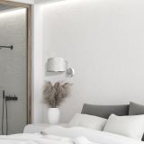 DEKORAT. STENSKA SVETILKA MILAGRO SENSO BELA 1XE27 MLP7301