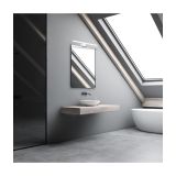 DEKORAT. STENSKA SVETILKA MILAGRO SHINE BELA 40CM 7W LED ML3875