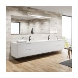 DEKORAT. STENSKA SVETILKA MILAGRO SHINE BELA 80CM 15W LED ML6337