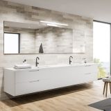 DEKORAT. STENSKA SVETILKA MILAGRO SPLASH BELA 40CM 8W LED ML5617