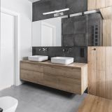 DEKORAT. STENSKA SVETILKA MILAGRO SPLASH KROM 40CM 8W LED ML5613