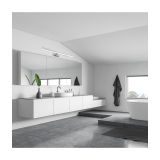 DEKORAT. STENSKA SVETILKA MILAGRO SPLASH KROM 80CM 16W LED ML5722