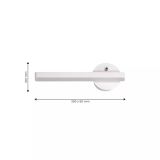 DEKORAT. STENSKA SVETILKA MILAGRO SYDNEY BELA 6W LED LEVA ML6345