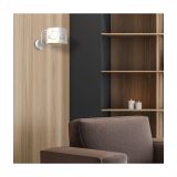 DEKORAT. STENSKA SVETILKA MILAGRO ZIGGY BELA 1XE27 MLP7561